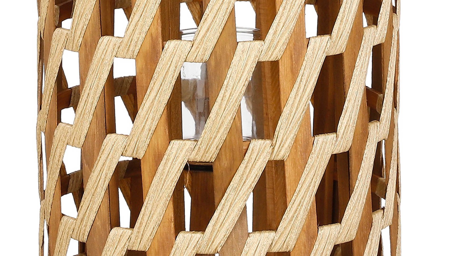 Windlicht Edelman® aus Holz in Holzfarben Windlicht Helios Holz - Höhe ca. 49 cm