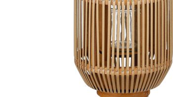 Windlicht Edelman® aus Kunstfaser in Gold Windlicht Harvard goldfarbene Kunstfaser - Höhe ca. 33 cm