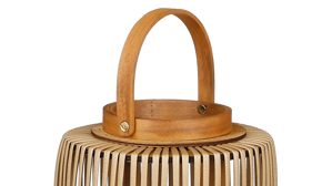 Windlicht Edelman® aus Kunstfaser in Gold Windlicht Harvard goldfarbene Kunstfaser - Höhe ca. 23 cm