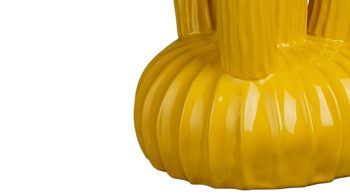 Vase Edelman® aus Keramik in Gelb Vase Felipe gelbe Keramik - Höhe ca. 27 cm