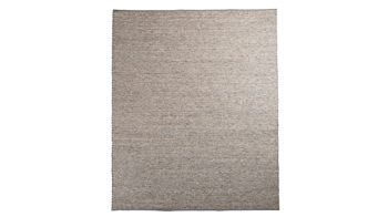 Handwebteppich Interliving aus Naturfaser in Hellbraun Interliving Teppich Serie B-8003 hellbraun melierte Schurwolle – ca. 200 x 240 cm