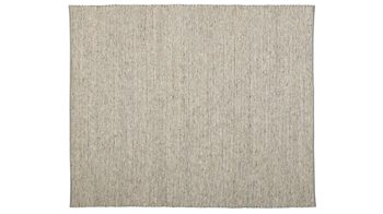Handwebteppich Interliving aus Naturfaser in Hellbraun Interliving Teppich Serie B-8003 hellbraun melierte Schurwolle – ca. 200 x 240 cm