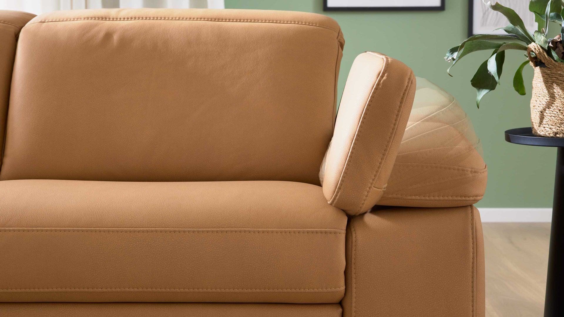 Funktion Interliving aus Metall in Transparent Interliving Sofa Serie 4064 - Armlehnverstellung HAV mit Höhenverstellung