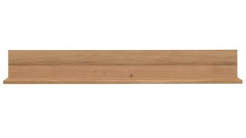 Wandregal Interliving aus Holz in Holzfarben Interliving Wohnzimmer Serie 2027 - Wandregal Asteiche - Länge ca. 180 cm