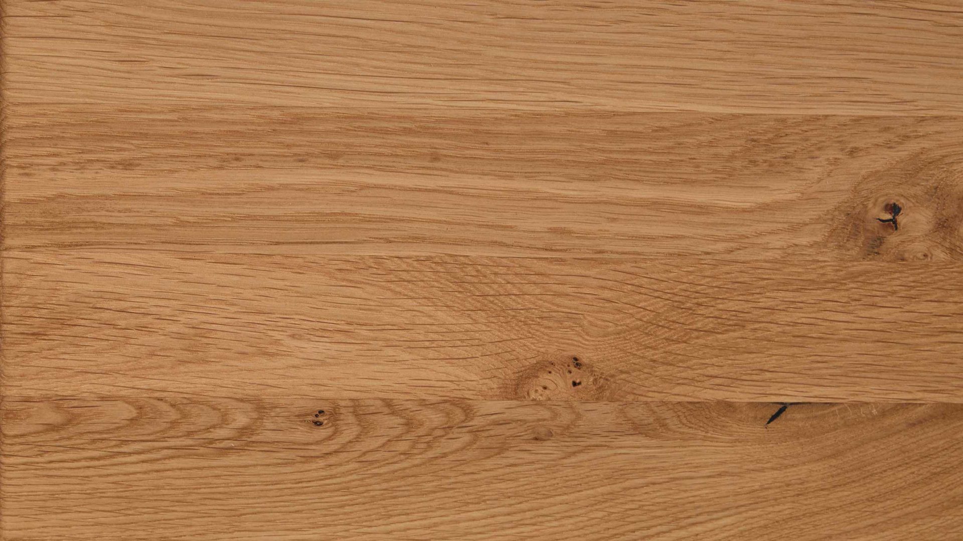 Sideboard Interliving aus Holz in Holzfarben Interliving Wohnzimmer Serie 2027 - Sideboard Asteiche - drei Türen,  Länge ca. 186 cm