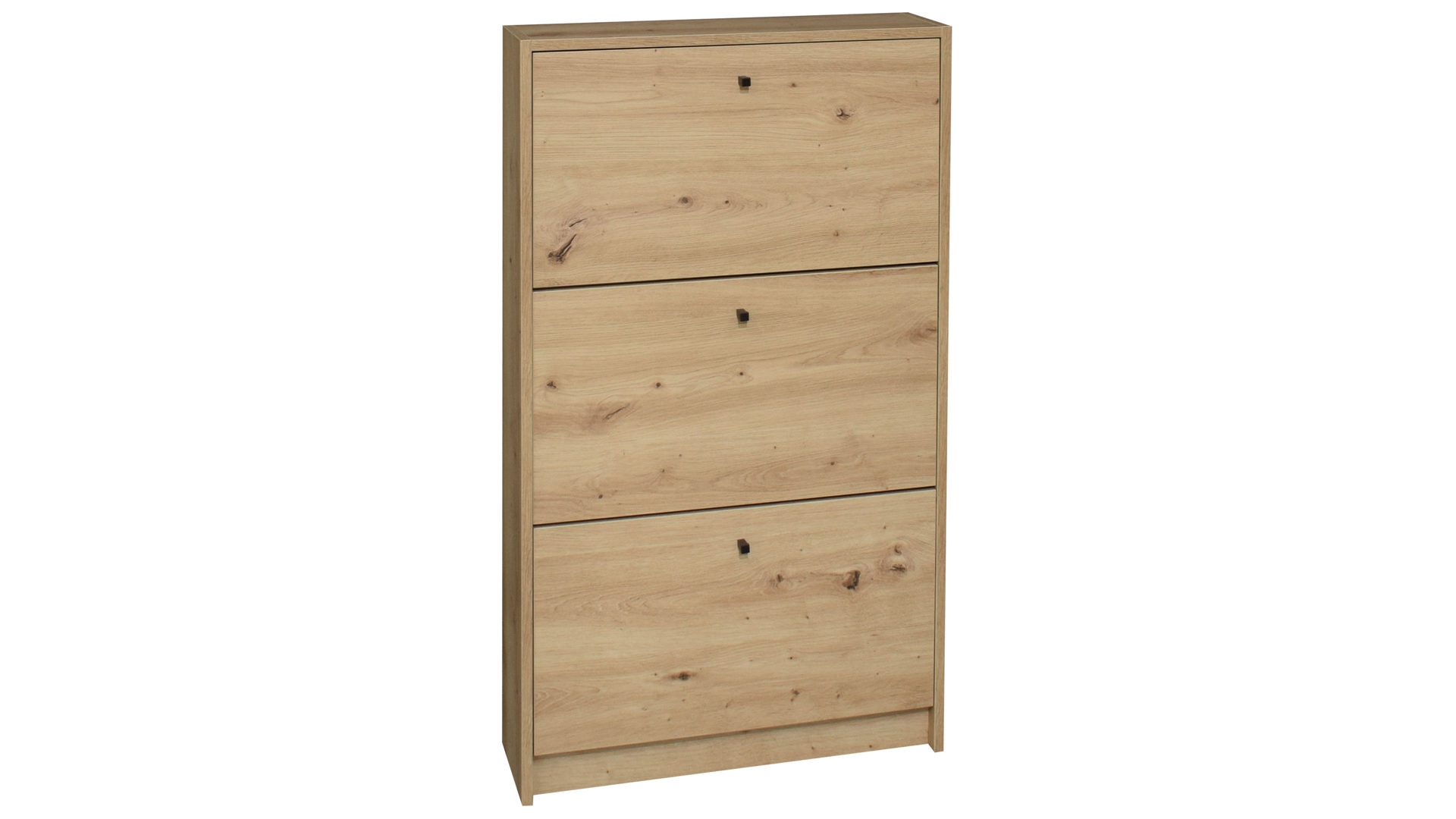 Schuhschrank Mäusbacher i.i. aus Holz in Holzfarben Schuhkipper Flap Asteiche - drei Klappen, ca. 60 x 104 cm