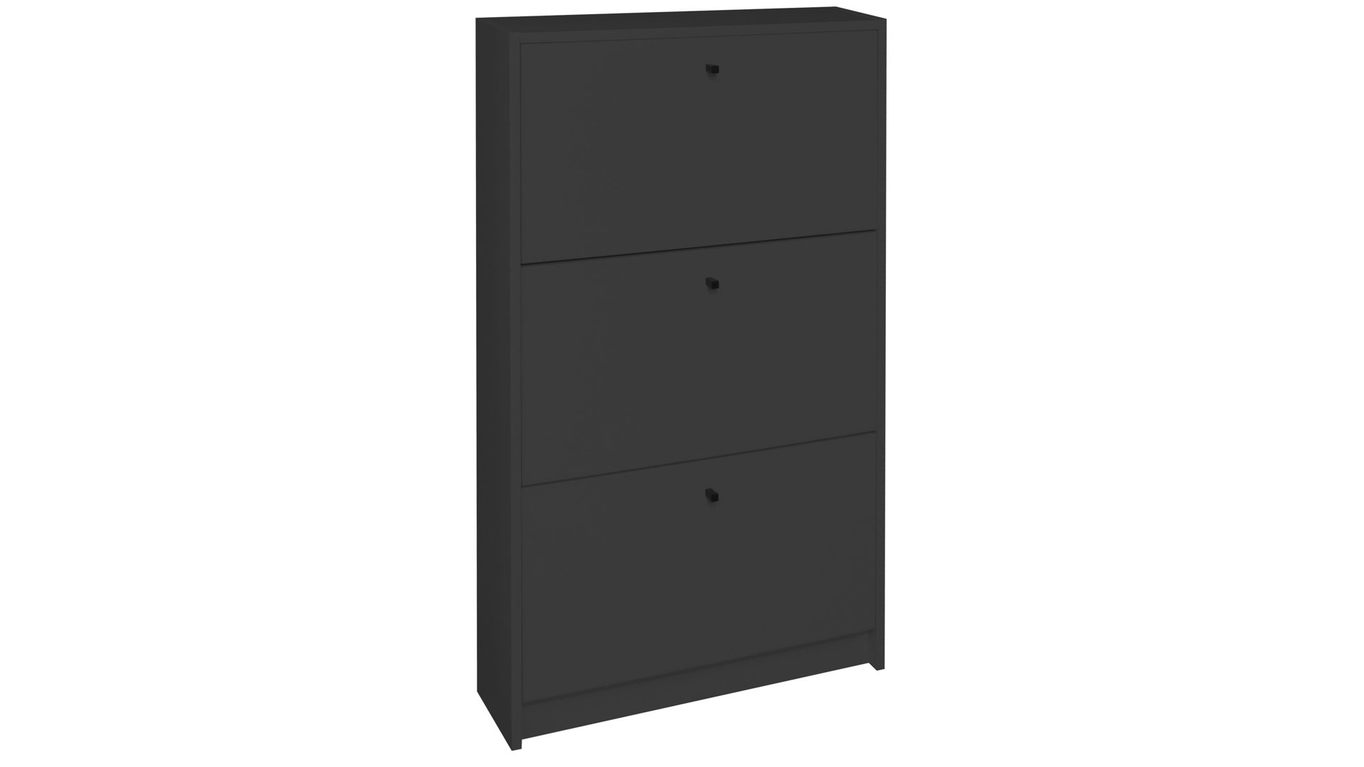 Schuhschrank Mäusbacher i.i. aus Holz in Anthrazit Schuhkipper Flap Anthrazit - drei Klappen, ca. 60 x 104 cm