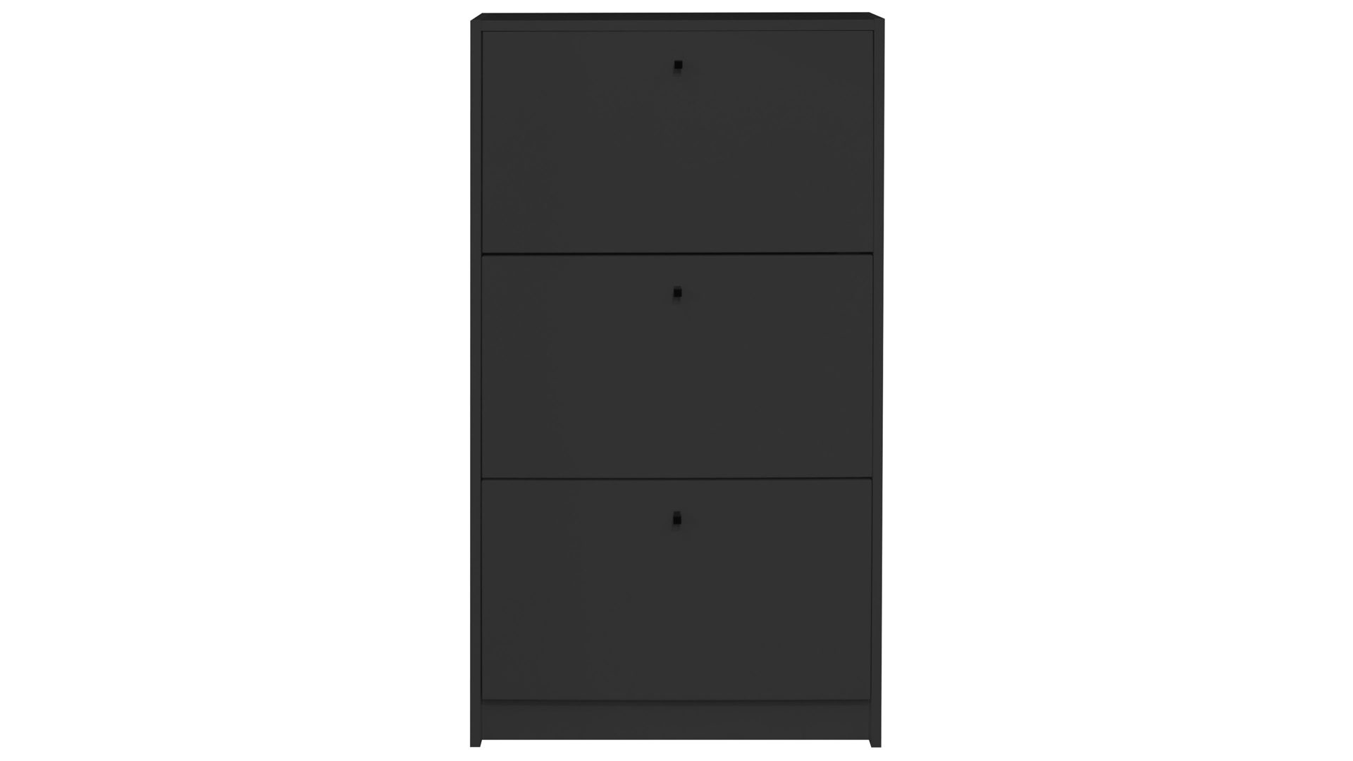 Schuhschrank Mäusbacher i.i. aus Holz in Anthrazit Schuhkipper Flap Anthrazit - drei Klappen, ca. 60 x 104 cm