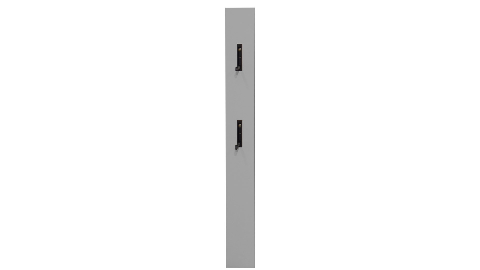 Wandgarderobe Mäusbacher i.i. aus Holz in Grau Garderobenpaneel Kreidegrau & Schwarz - ca. 13 x 110 cm