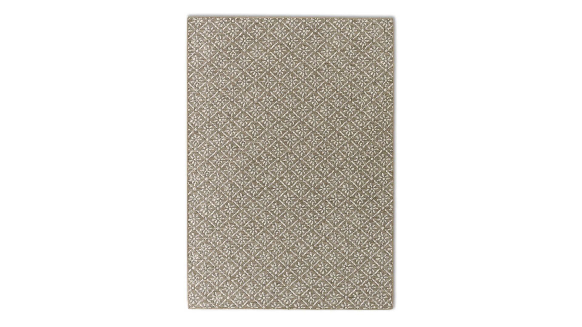 Outdoor-Teppich Golze | astra aus Kunstfaser in Beige ASTRA® Outdoor Teppich Parkland beiges Blumenmuster - ca. 170 x 240 cm