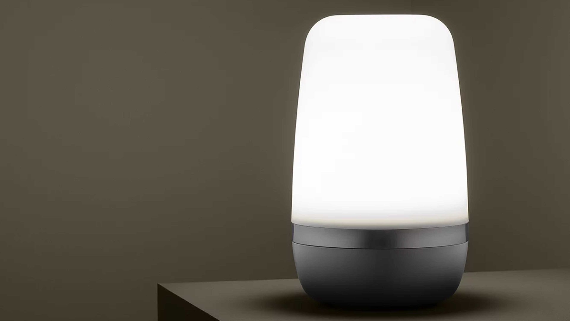 Tischleuchte Blomus aus Kunststoff in Grau blomus mobile Outdoor LED-Tischleuchte Spirit warmgrauer Kunststoff & Edelstahl – Höhe ca. 35 cm