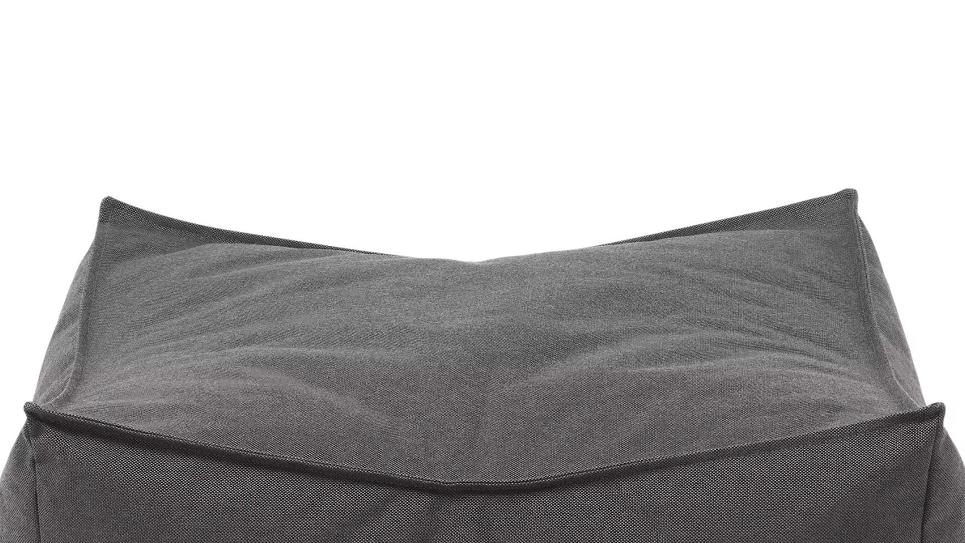 Sitzsack-Hocker Blomus aus Kunstfaser in Schwarz blomus Outdoor Lounge-Hocker Stay kohlefarbene Kunstfaser – ca. 60 x 60 cm