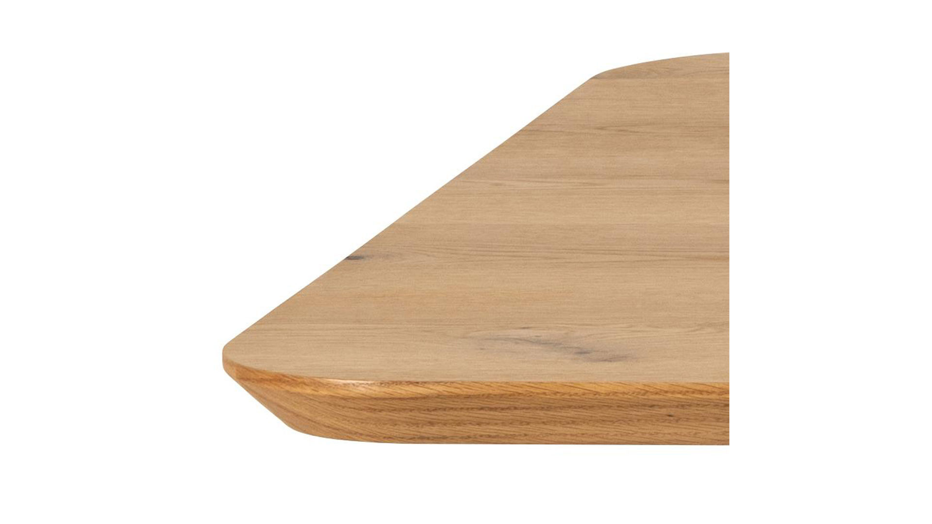 Esstisch Actona group aus Holz in Holzfarben Esstisch Irwine Wildeiche & Schwarz - ca. 200 x 100 cm