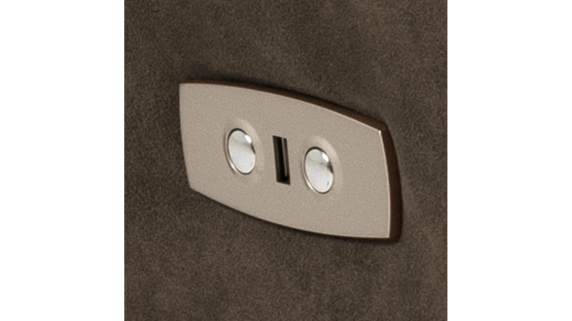 Relaxsessel Actona group aus Kunstfaser in Anthrazit Relaxsessel Kamares anthrazitfarbener Stoffbezug Preston 96 & schwarzes Metallgestell