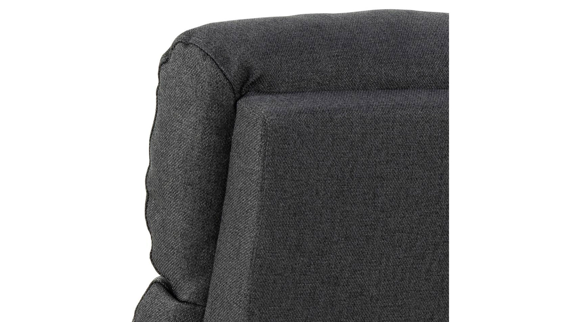 Relaxsessel Actona group aus Kunstfaser in Anthrazit Relaxsessel Siom anthrazitfarbener Stoffbezug Malmo 96 & Schwarz