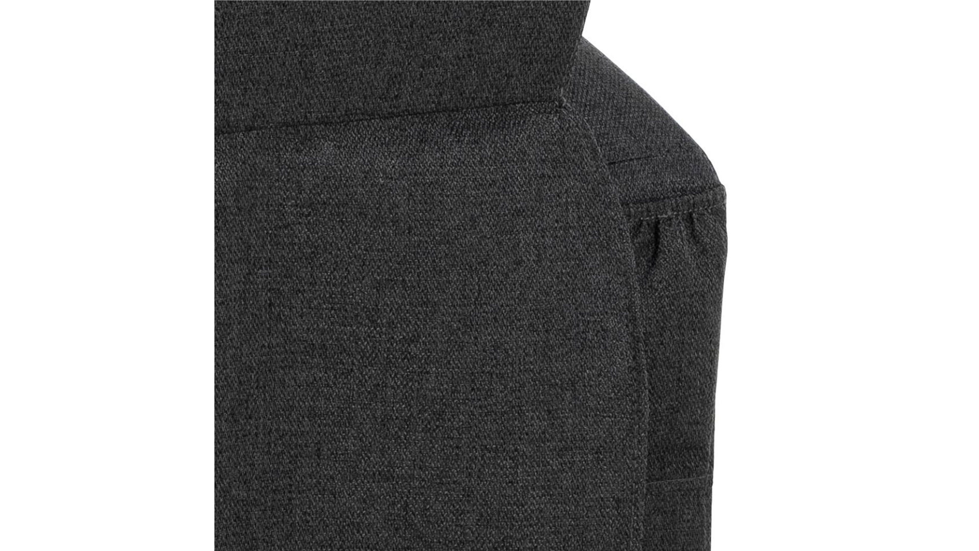 Relaxsessel Actona group aus Kunstfaser in Anthrazit Relaxsessel Siom anthrazitfarbener Stoffbezug Malmo 96 & Schwarz