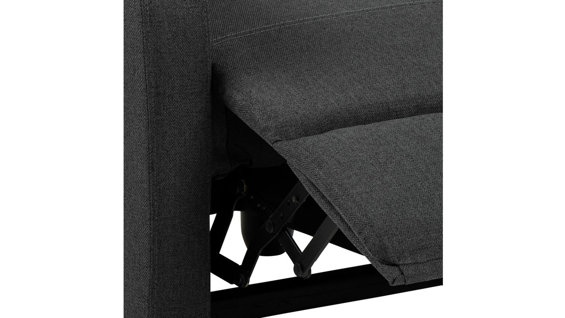 Relaxsessel Actona group aus Kunstfaser in Anthrazit Relaxsessel Siom anthrazitfarbener Stoffbezug Malmo 96 & Schwarz