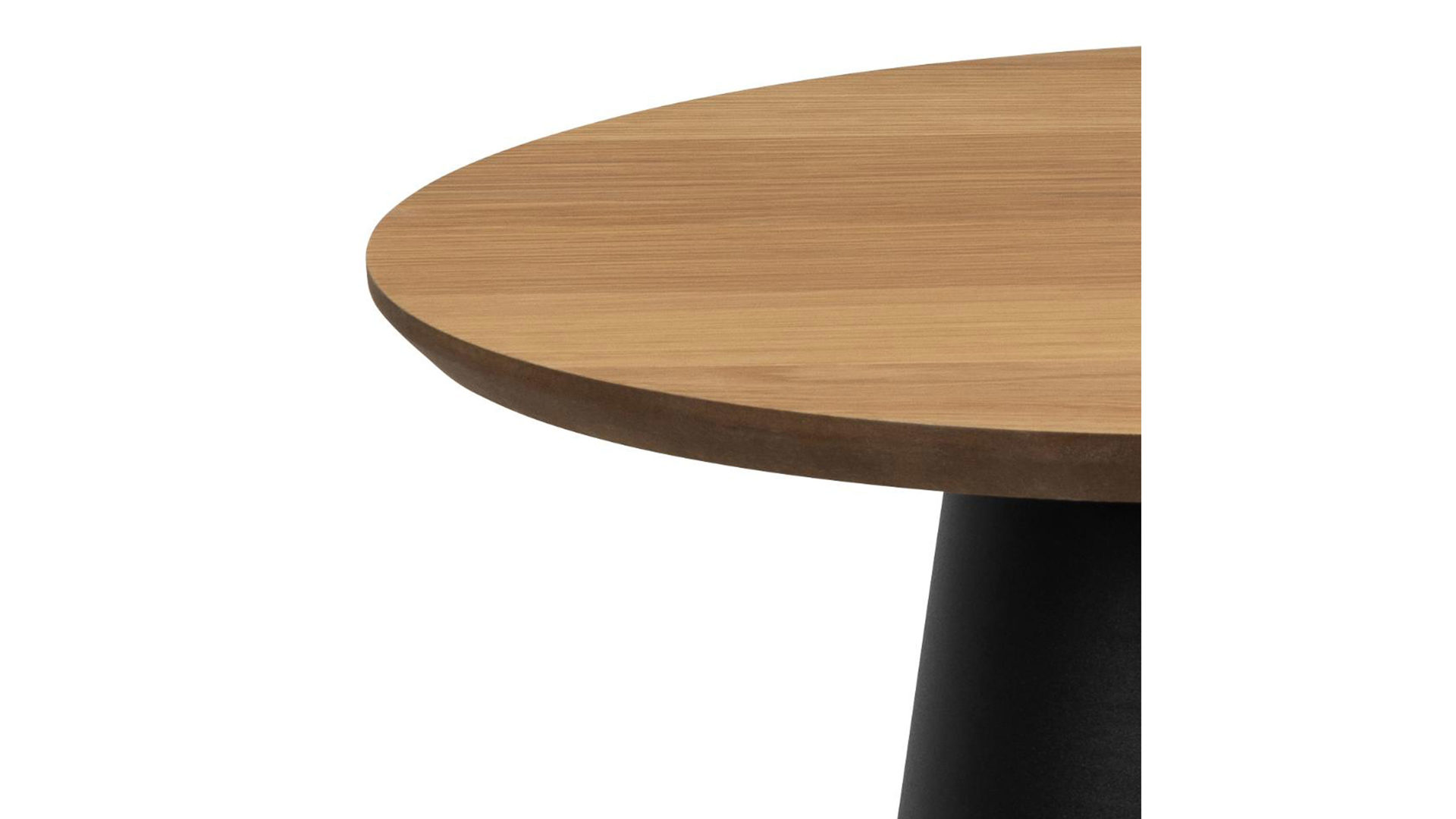 Couchtisch Actona group aus Holz in Holzfarben Couchtischserie Soli Eiche & Schwarz - ca. 45 x 48 cm