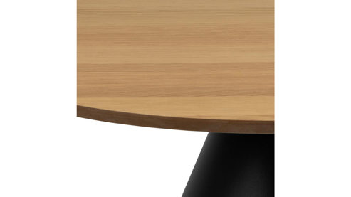 Couchtisch Actona group aus Holz in Holzfarben Couchtischserie Soli Eiche & Schwarz - ca. 85 x 40 cm