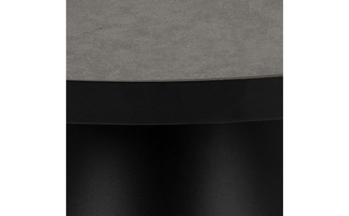 Couchtisch Actona group aus Glas in Schwarz Couchtischserie Soli Schwarz & Schwarz - ca. 66 x 40 cm