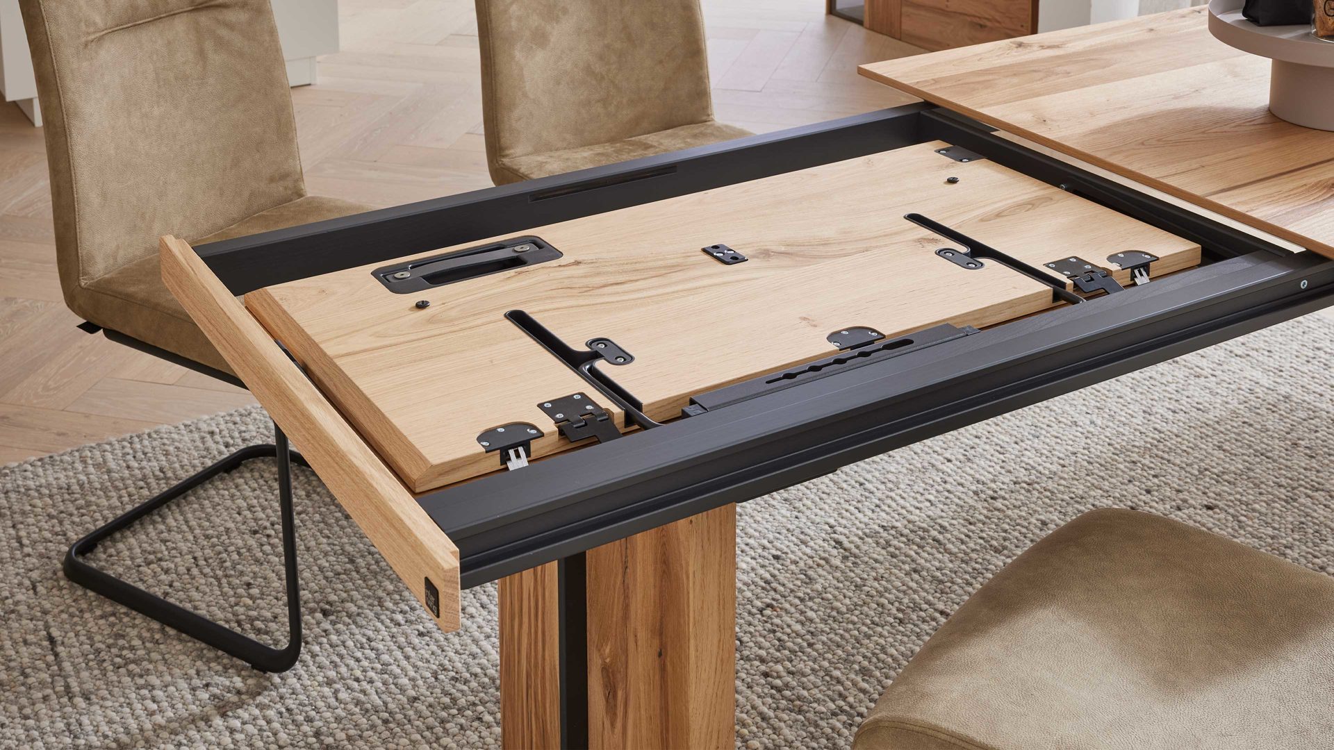 Funktion Interliving aus Holz in Holzfarben Interliving Esszimmer Serie 5604 - Frontauszug Eiche rustico - ca. 65 x 90 cm