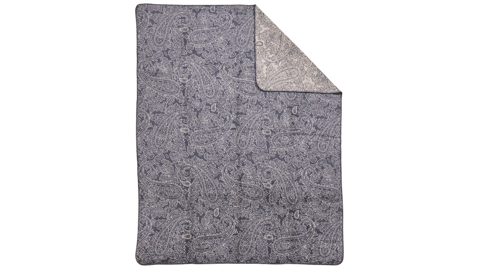 Wohndecke Done.® aus Kunstfaser in Anthrazit done.® Wohndecke Payson Anthrazit & Weiß – ca. 150 x 200 cm