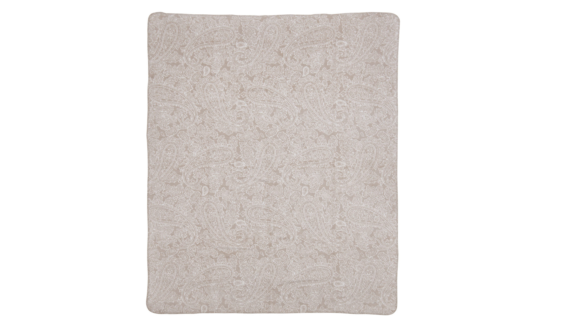 Wohndecke Done.® aus Kunstfaser in Beige done.® Wohndecke Payson Beige & Weiß – ca. 150 x 200 cm