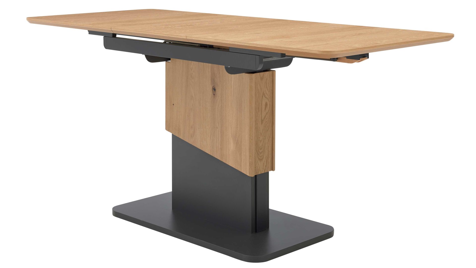 Couchtisch Interliving aus Holz in Holzfarben Interliving Couchtisch Serie 6223 - Couchtisch Wildeiche & Graphitschwarz - ca. 120 x 70 cm