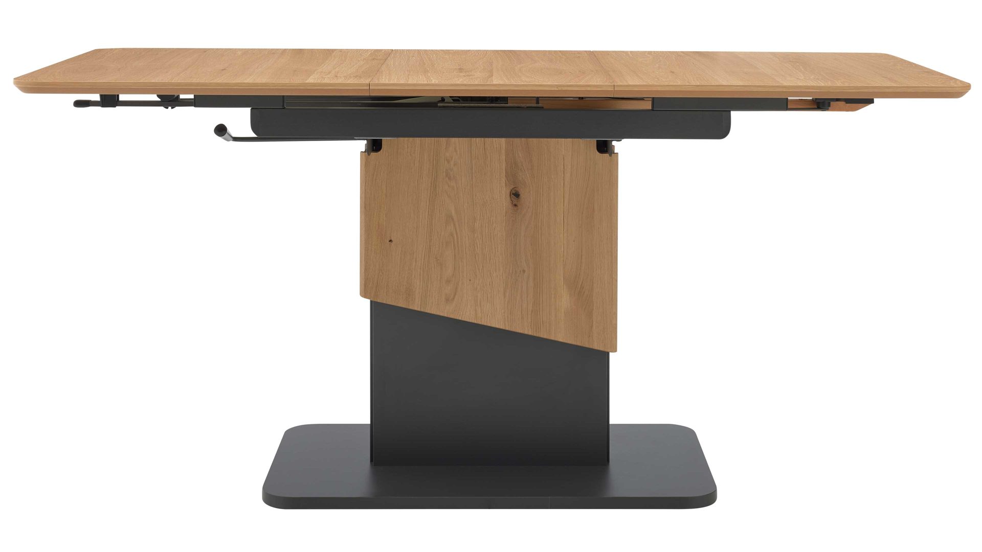 Couchtisch Interliving aus Holz in Holzfarben Interliving Couchtisch Serie 6223 - Couchtisch Wildeiche & Graphitschwarz - ca. 120 x 70 cm