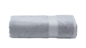 Handtuch Done.® aus Stoff in Hellgrau done.® Handtuch Deluxe für Ihre Heimtextilien silbergraue Baumwolle – ca. 50 x 100 cm