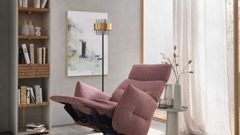 Funktion Interliving aus Metall in Transparent Interliving Sessel Serie 4504 - Relaxfunktion MMA motorisch verstellbar