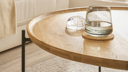 Couchtisch A better place furniture aus Holz in Holzfarben Couchtisch Treviso Eiche – ca. 80 x 40 cm