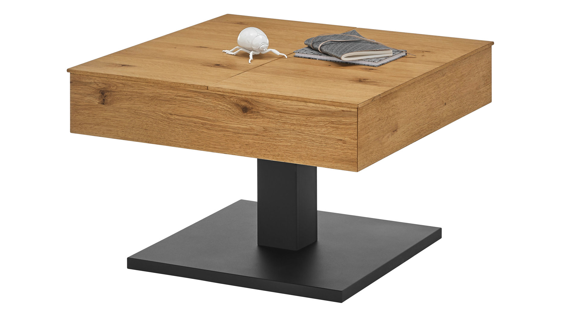 Couchtisch A better place furniture aus Holz in Holzfarben Couchtisch Ashton Eiche – ca. 79 x 45 cm