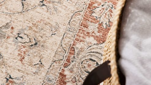 Webteppich Interliving aus Kunstfaser in Beige Interliving Teppich Serie R-8130 cremefarben gemustert - ca. 160 x 230 cm