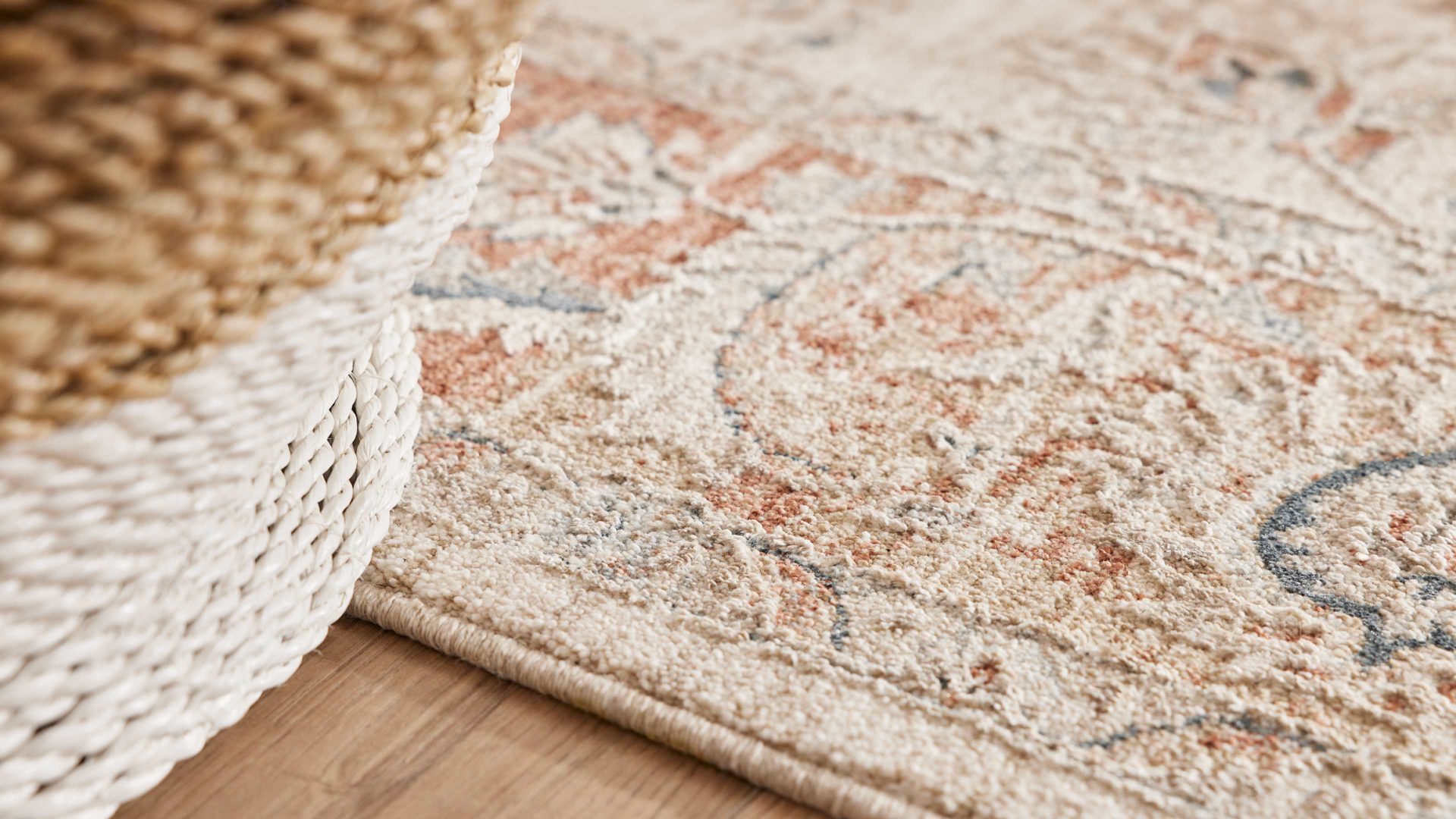 Webteppich Interliving aus Kunstfaser in Beige Interliving Teppich Serie R-8130 cremefarben gemustert - ca. 160 x 230 cm