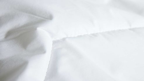 Faserdecke Interliving aus Stoff in Weiß Interliving Bettdecke Serie 9201 - Sommerdecke extraleicht, ca. 400 g - ca. 135 x 200 cm