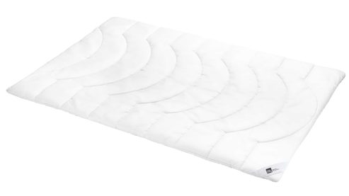 Faserdecke Interliving aus Stoff in Weiß Interliving Bettdecke Serie 9201 - Ganzjahresdecke warm, ca. 1.080 g - ca. 135 x 200 cm