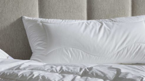 Kopfkissen Interliving aus Stoff in Weiß Interliving Kopfkissen Serie 9202 - Faserkissen gesteppter Edel-Batist, ca. 400 g - ca. 40 x 80 cm