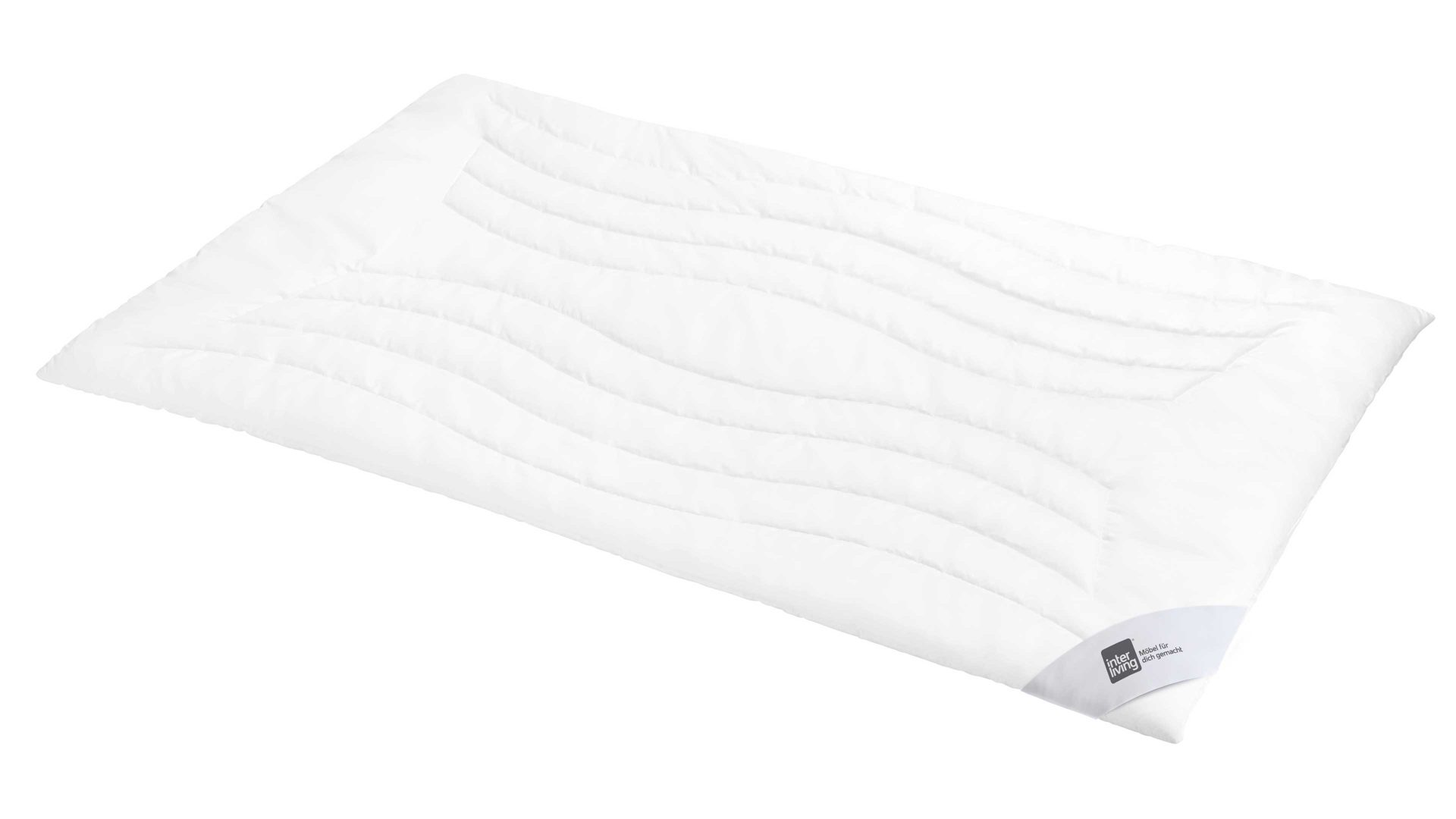 Faserdecke Interliving aus Stoff in Weiß Interliving Bettdecke Serie 9202 - Duodecke warm, ca. 1.900 g - ca. 240 x 220 cm