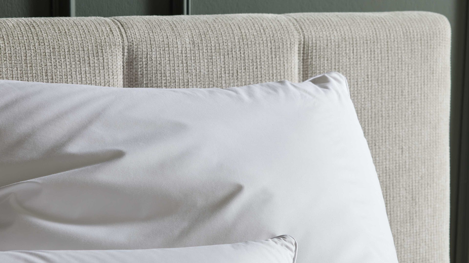 Kopfkissen Interliving aus Stoff in Weiß Interliving Kopfkissen Serie 9204 - Daunenkissen 70 % Federn & 30 % Daunen, ca. 1.100 g - ca. 80 x 80 cm