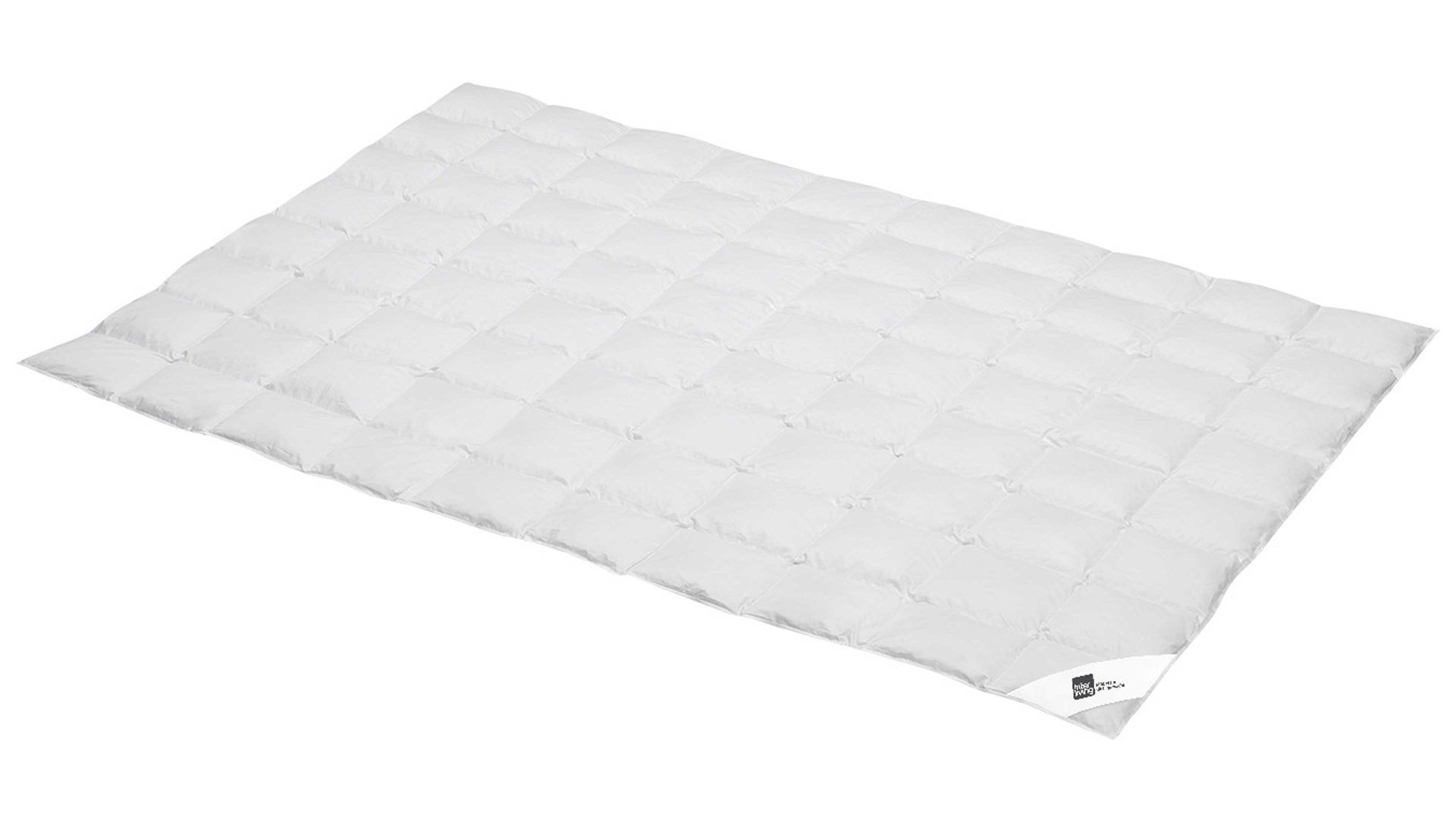 Daunendecke Interliving aus Stoff in Weiß Interliving Bettdecke Serie 9204 - Daunendecke als Sommerbett extraleicht, ca. 280 g Daunen - ca. 155 x 200 cm
