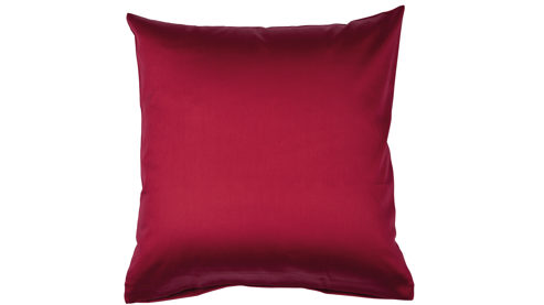 Bettwäsche-Set Janine® aus Naturfaser in Dunkelrot Janine® Bettwäsche-Set Bordeaux - ca. 240 x 220 cm