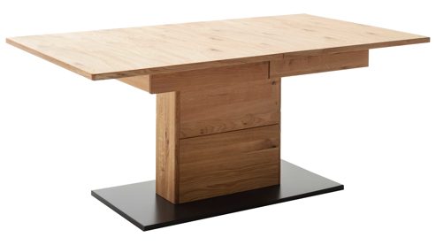 Esstisch Mca furniture aus Holz in Holzfarben Wohnprogramm Arezzo - Ausziehtisch Wildeiche & Anthrazit - ca. 180 x 100 cm