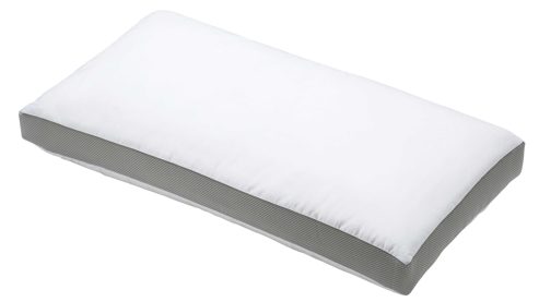 Nackenstützkissen Interliving aus Stoff in Weiß Interliving Nackenstützkissen Serie 9209 Visco-Sticks & Gänsedaunen - ca. 40 x 80 cm