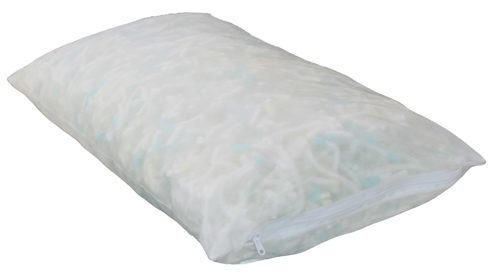 Nackenstützkissen Interliving aus Stoff in Weiß Interliving Nackenstützkissen Serie 9209 Visco-Sticks & Gänsedaunen - ca. 40 x 80 cm