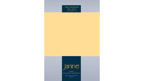 Spannbettlaken Janine® aus Stoff in Gelb Janine® Spannbettlaken Vanille - ca. 150 x 200 cm