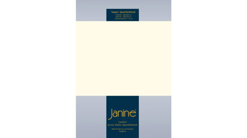 Spannbettlaken Janine® aus Stoff in Natur Janine® Spannbettlaken Natur – ca. 200 x 200 cm