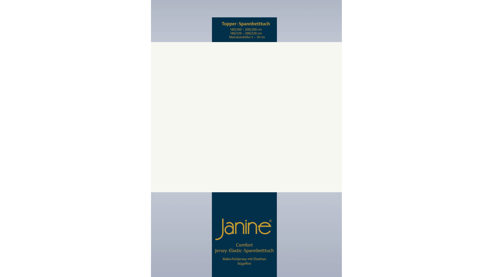 Spannbettlaken Janine® aus Stoff in Ecru Janine® Spannbettlaken Ecru - ca. 100 x 200 cm