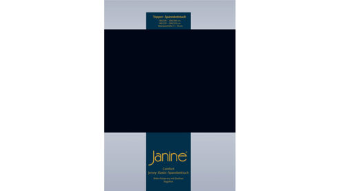 Spannbettlaken Janine® aus Stoff in Schwarz Janine® Spannbettlaken Schwarz - ca. 200 x 200 cm