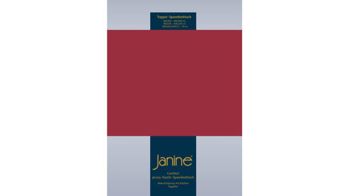 Spannbettlaken Janine® aus Stoff in Graphit Janine® Spannbettlaken Granat - ca. 150 x 200 cm